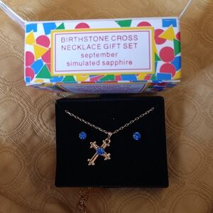 Avon Blue and Gold Jewelry Accessories